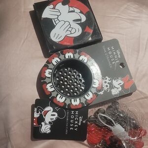 NWT Disney Black and Red Kitchen & Home Accessories Bundle